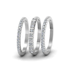 Load image into Gallery viewer, trio-pave-diamond-stack-band-in-14K-white-gold-FD8130B-NL-WG.jpg
