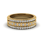 Load image into Gallery viewer, trio-pave-diamond-stack-band-in-14K-yellow-gold-FD8130B-NL-YG.jpg
