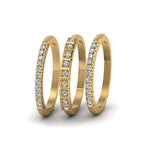 Load image into Gallery viewer, trio-pave-diamond-stack-band-in-18K-yellow-gold-FD8130B-NL-YG.jpg
