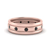Load image into Gallery viewer, trio-stack-station-black-diamond-band-in-rose-gold-FDM9236BGBLACK-NL-RG.jpg