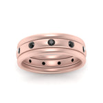 Load image into Gallery viewer, trio-stack-station-black-diamond-band-in-rose-gold-FDM9236BGBLACK-NL-RG.jpg
