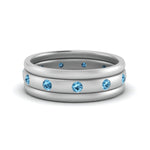 Load image into Gallery viewer, trio-stack-station-blue-topaz-band-in-white-gold-FDM9236BGICBLTO-NL-WG.jpg
