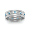 Load image into Gallery viewer, trio-stack-station-blue-topaz-band-in-white-gold-FDM9236BGICBLTO-NL-WG.jpg