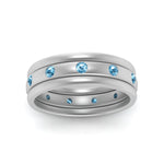 Load image into Gallery viewer, trio-stack-station-blue-topaz-band-in-white-gold-FDM9236BGICBLTO-NL-WG.jpg
