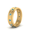 Load image into Gallery viewer, trio-stack-station-blue-topaz-band-in-yellow-gold-FDM9236BGICBLTO-NL-YG.jpg