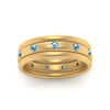 Load image into Gallery viewer, trio-stack-station-blue-topaz-band-in-yellow-gold-FDM9236BGICBLTO-NL-YG.jpg