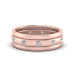 Load image into Gallery viewer, trio-stack-station-diamond-band-in-rose-gold-FDM9236B-NL-RG.jpg
