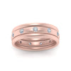Load image into Gallery viewer, trio-stack-station-diamond-band-in-rose-gold-FDM9236B-NL-RG.jpg