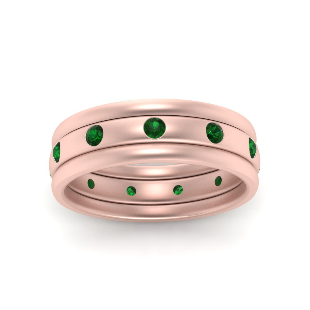trio-stack-station-emerald-band-in-rose-gold-FDM9236BGEMGR-NL-RG.jpg