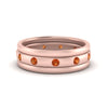 Load image into Gallery viewer, trio-stack-station-orange-sapphire-band-in-rose-gold-FDM9236BGSAOR-NL-RG.jpg