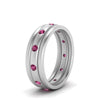 Load image into Gallery viewer, trio-stack-station-pink-sapphire-band-in-white-gold-FDM9236BGSADRPI-NL-WG.jpg