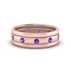 Load image into Gallery viewer, trio-stack-station-purple-topaz-band-in-rose-gold-FDM9236BGVITO-NL-RG.jpg