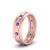 Load image into Gallery viewer, trio-stack-station-purple-topaz-band-in-rose-gold-FDM9236BGVITO-NL-RG.jpg