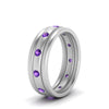 Load image into Gallery viewer, trio-stack-station-purple-topaz-band-in-white-gold-FDM9236BGVITO-NL-WG.jpg