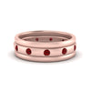 Load image into Gallery viewer, trio-stack-station-ruby-band-in-rose-gold-FDM9236BGRUDR-NL-RG.jpg