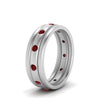 Load image into Gallery viewer, trio-stack-station-ruby-band-in-white-gold-FDM9236BGRUDR-NL-WG.jpg