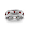 Load image into Gallery viewer, trio-stack-station-ruby-band-in-white-gold-FDM9236BGRUDR-NL-WG.jpg