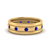 Load image into Gallery viewer, trio-stack-station-sapphire-band-in-yellow-gold-FDM9236BGSABL-NL-YG.jpg