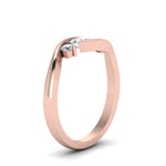 Load image into Gallery viewer, Twist 3 Stone Engagement Ring
