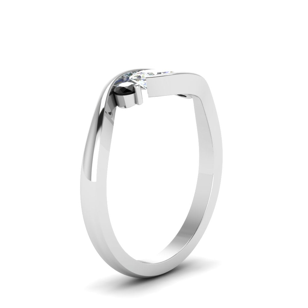 Twist 3 Stone Engagement Ring