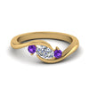 Load image into Gallery viewer, twist-3-stone-engagement-ring-with-purple-topaz-in-yellow-gold-FD8896GVITO-NL-YG