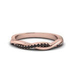 Load image into Gallery viewer, twist-black-diamond-wedding-ring-in-rose-gold-fd8253bgblack-nl-rg
