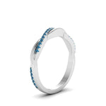 Load image into Gallery viewer, twist-blue-topaz-wedding-ring-in-white-gold-fd8253bgicblto-nl-wg
