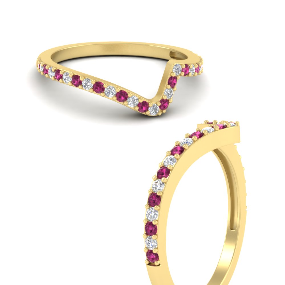 twist-diamond-wedding-anniversary-band-with-pink-sapphire-in-FDENS3007BGSADRPI-NL-YG