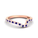 Load image into Gallery viewer, twist-diamond-wedding-anniversary-band-with-sapphire-in-FDENS3007BGSABL-NL-RG
