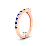 Load image into Gallery viewer, twist-diamond-wedding-anniversary-band-with-sapphire-in-FDENS3007BGSABL-NL-RG
