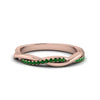 Load image into Gallery viewer, twist-emerald-wedding-ring-in-rose-gold-fd8253bgemgr-nl-rg