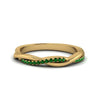 Load image into Gallery viewer, twist-emerald-wedding-ring-in-yellow-gold-fd8253bgemgr-nl-yg
