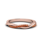 Load image into Gallery viewer, twist-orange-sapphire-wedding-ring-in-rose-gold-fd8253bgsaor-nl-rg
