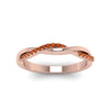 Load image into Gallery viewer, twist-orange-sapphire-wedding-ring-in-rose-gold-fd8253bgsaor-nl-rg