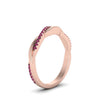 Load image into Gallery viewer, twist-pink-sapphire-wedding-ring-in-rose-gold-fd8253bgsadrpi-nl-rg