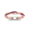 Load image into Gallery viewer, twist-pink-sapphire-wedding-ring-in-rose-gold-fd8253bgsadrpi-nl-rg