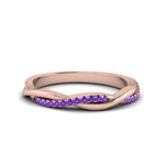 Load image into Gallery viewer, twist-purple-topaz-wedding-ring-in-rose-gold-fd8253bgvito-nl-rg
