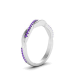 Load image into Gallery viewer, twist-purple-topaz-wedding-ring-in-white-gold-fd8253bgvito-nl-wg
