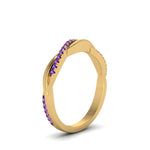 Load image into Gallery viewer, twist-purple-topaz-wedding-ring-in-yellow-gold-fd8253bgvito-nl-yg
