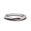 Load image into Gallery viewer, twist-ruby-wedding-ring-in-white-gold-fd8253bgrudr-nl-wg
