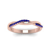 Load image into Gallery viewer, twist-sapphire-wedding-ring-in-rose-gold-fd8253bgsabl-nl-rg