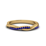 Load image into Gallery viewer, twist-sapphire-wedding-ring-in-yellow-gold-fd8253bgsabl-nl-yg
