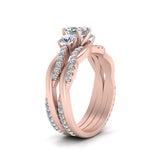 Load image into Gallery viewer, twisted-asscher-diamond-wedding-band-in-rose-gold-FDENS3301AS-NL-RG.jpg
