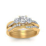 Load image into Gallery viewer, twisted-asscher-diamond-wedding-band-in-yellow-gold-FDENS3301AS-NL-YG.jpg
