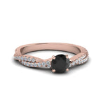 Load image into Gallery viewer, twisted-black-diamond-engagement-ring-in-rose-gold-FD8233RORGBK-NL-RG.jpg
