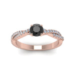Load image into Gallery viewer, twisted-black-diamond-engagement-ring-in-rose-gold-FD8233RORGBK-NL-RG.jpg
