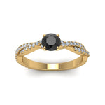 Load image into Gallery viewer, twisted-black-diamond-engagement-ring-in-yellow-gold-FD8233RORGBK-NL-YG.jpg
