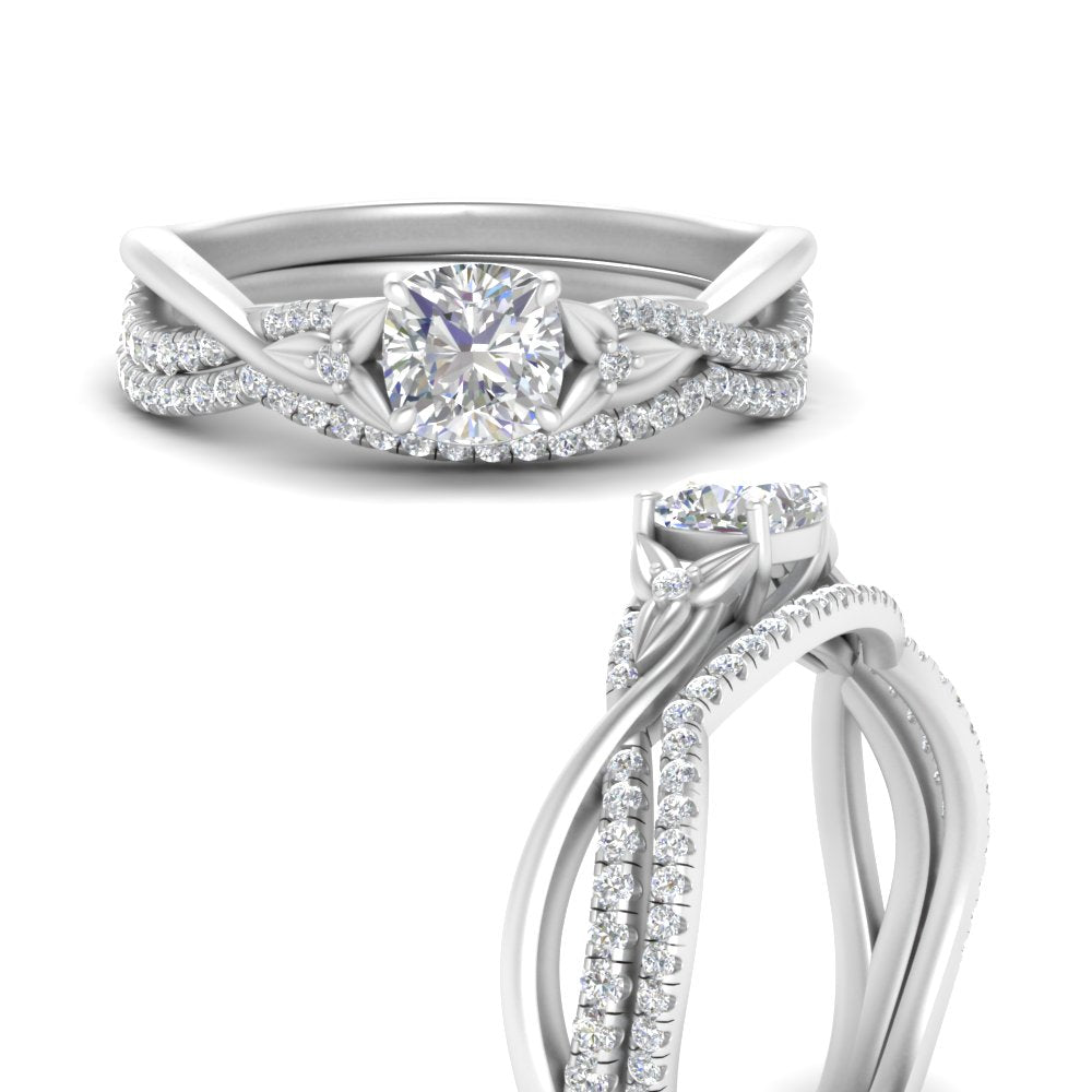 twisted-daisy-cushion-diamond-bridal-ring-set-in-white-gold-FD9986B2CU-NL-WG