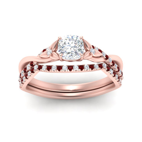 twisted-daisy-cushion-ruby-bridal-ring-set-in-rose-gold-FD9986B2CUGRUDR-NL-RG