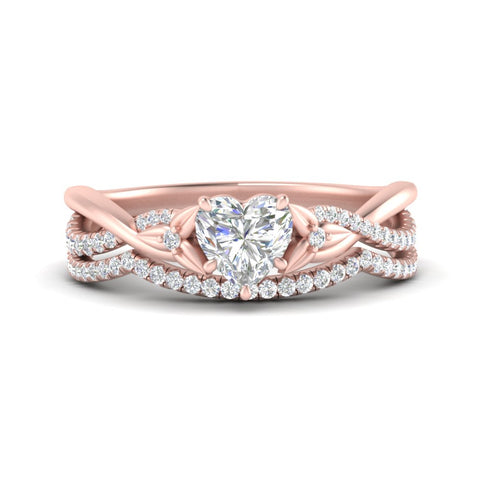 twisted-daisy-heart-diamond-bridal-ring-set-in-rose-gold-FD9986B2HT-NL-RG
